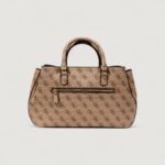 Borsa Guess KATYA GIRLFRIEND SATCHEL Beige - Foto 5