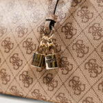 Borsa Guess KATYA GIRLFRIEND SATCHEL Beige - Foto 3