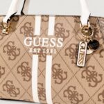 Borsa Guess NOELLE II LUXURY SATCHEL Beige - Foto 3