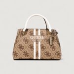 Borsa Guess NOELLE II LUXURY SATCHEL Beige - Foto 1