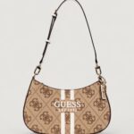 Borsa Guess NOELLE II TOP ZIP SHOULDER BAG Beige - Foto 1