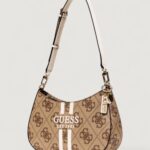 Borsa Guess NOELLE II TOP ZIP SHOULDER BAG Beige - Foto 3