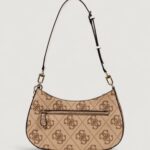 Borsa Guess NOELLE II TOP ZIP SHOULDER BAG Beige - Foto 5