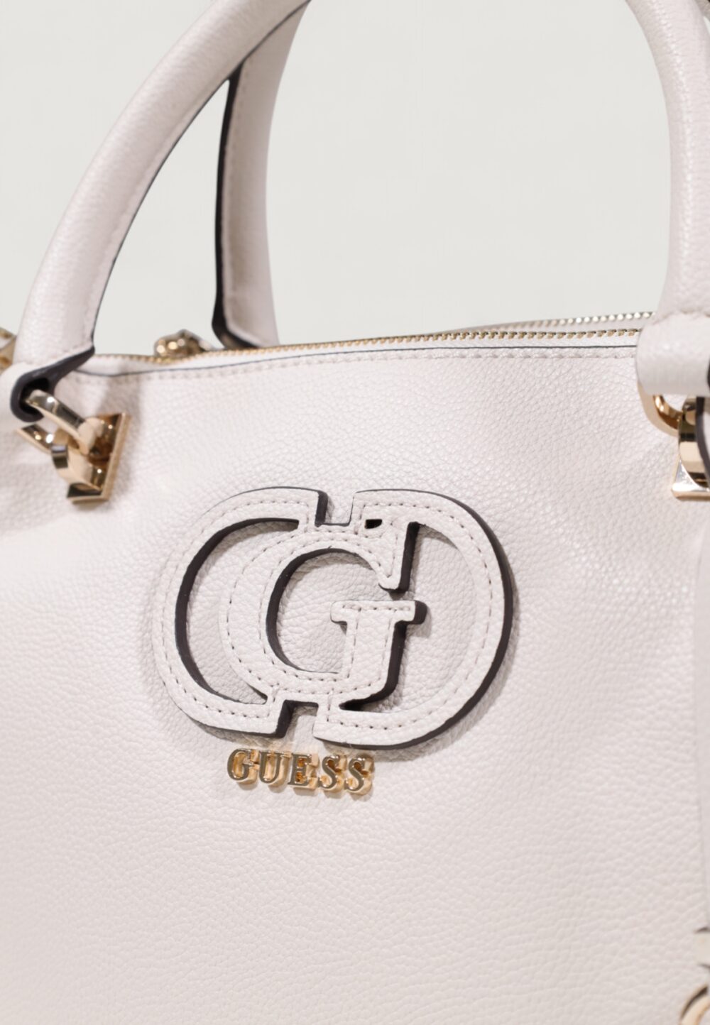 Borsa Guess CALEBRA HOBO STATUS SATCHEL Bianco - Foto 3