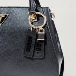 Borsa Guess NOELLE II LUXURY SATCHEL Nero - Foto 3