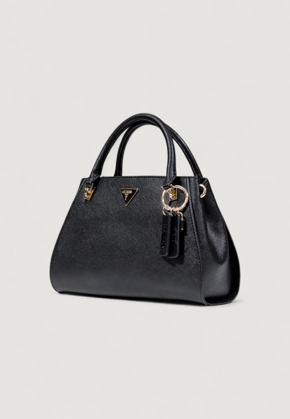 Borsa Guess NOELLE II LUXURY SATCHEL Nero - Foto 4