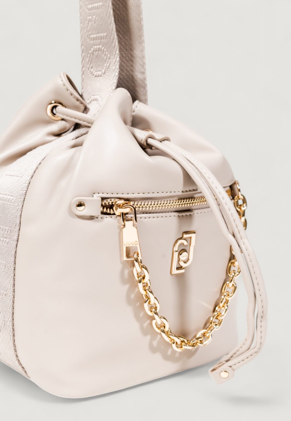Borsa Liu-Jo S BUCKET Grigio Chiaro - Foto 2