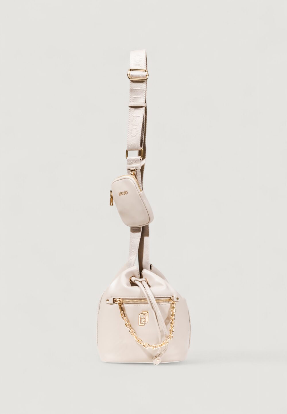Borsa Liu-Jo S BUCKET Grigio Chiaro - Foto 1