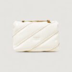 Borsa Pinko LOVE PUFF MINI CL Bianco - Foto 5