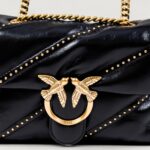 Borsa Pinko LOVE PUFF MINI CL Nero - Foto 3