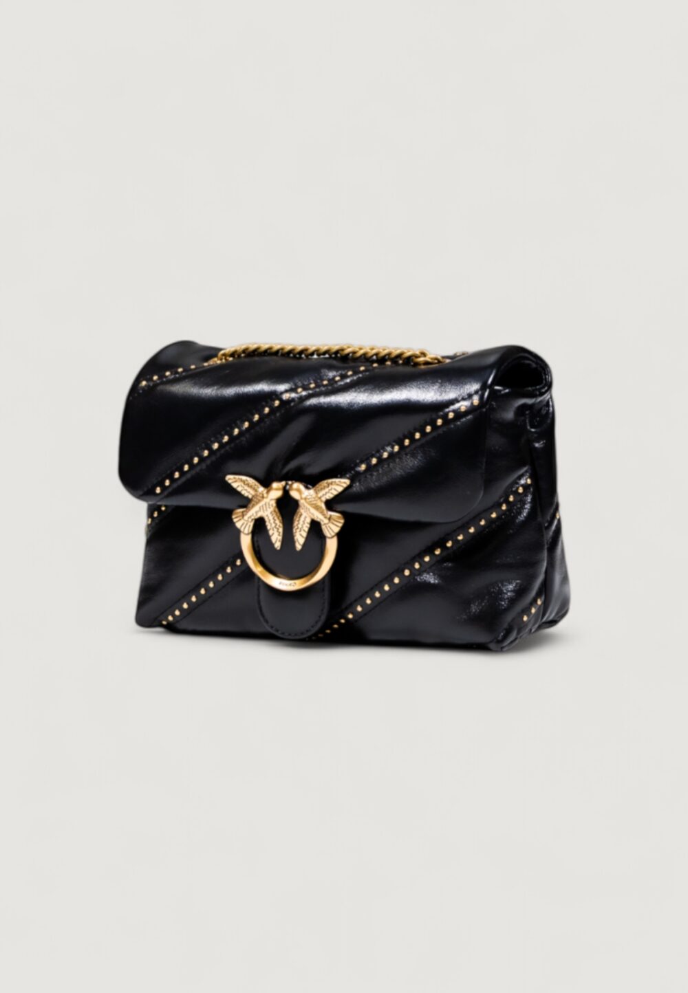 Borsa Pinko LOVE PUFF MINI CL Nero - Foto 4