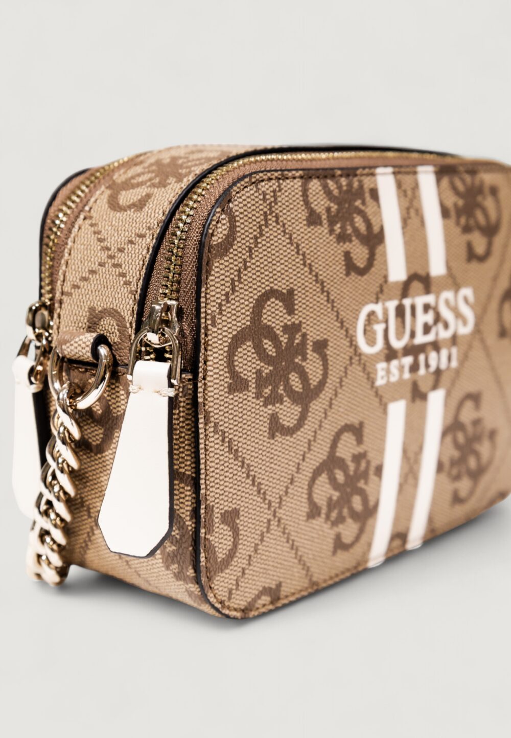 Borsa Guess NOELLE II CROSSBODY CAMERA Beige - Foto 3