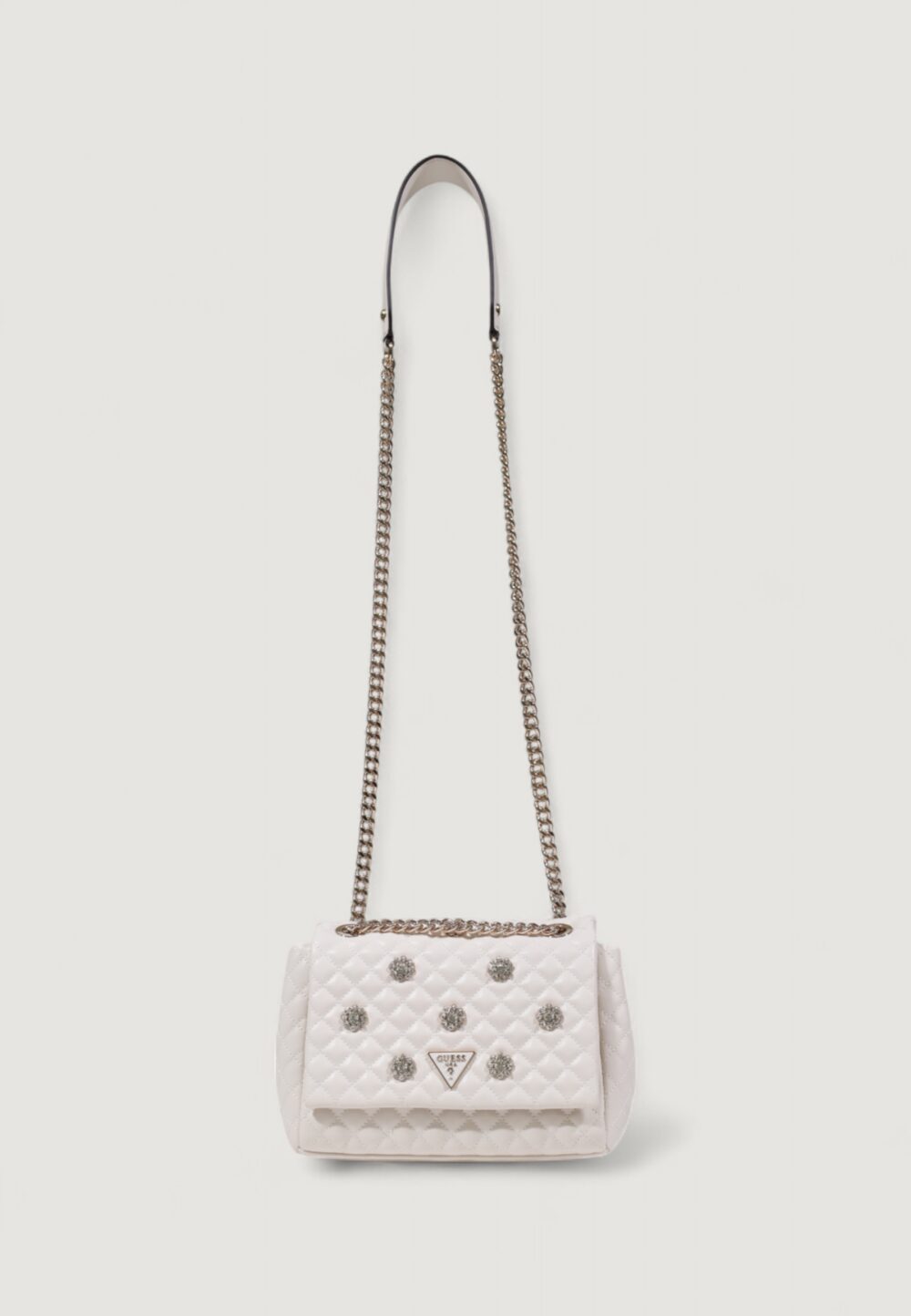 Borsa Guess EVERLEE CONVERTIBLE XBODY FLAP Bianco - Foto 1