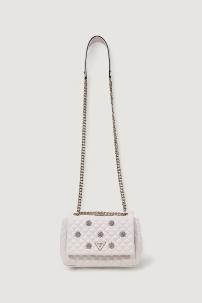 Borsa Guess EVERLEE CONVERTIBLE XBODY FLAP Bianco – HWEG86 79210