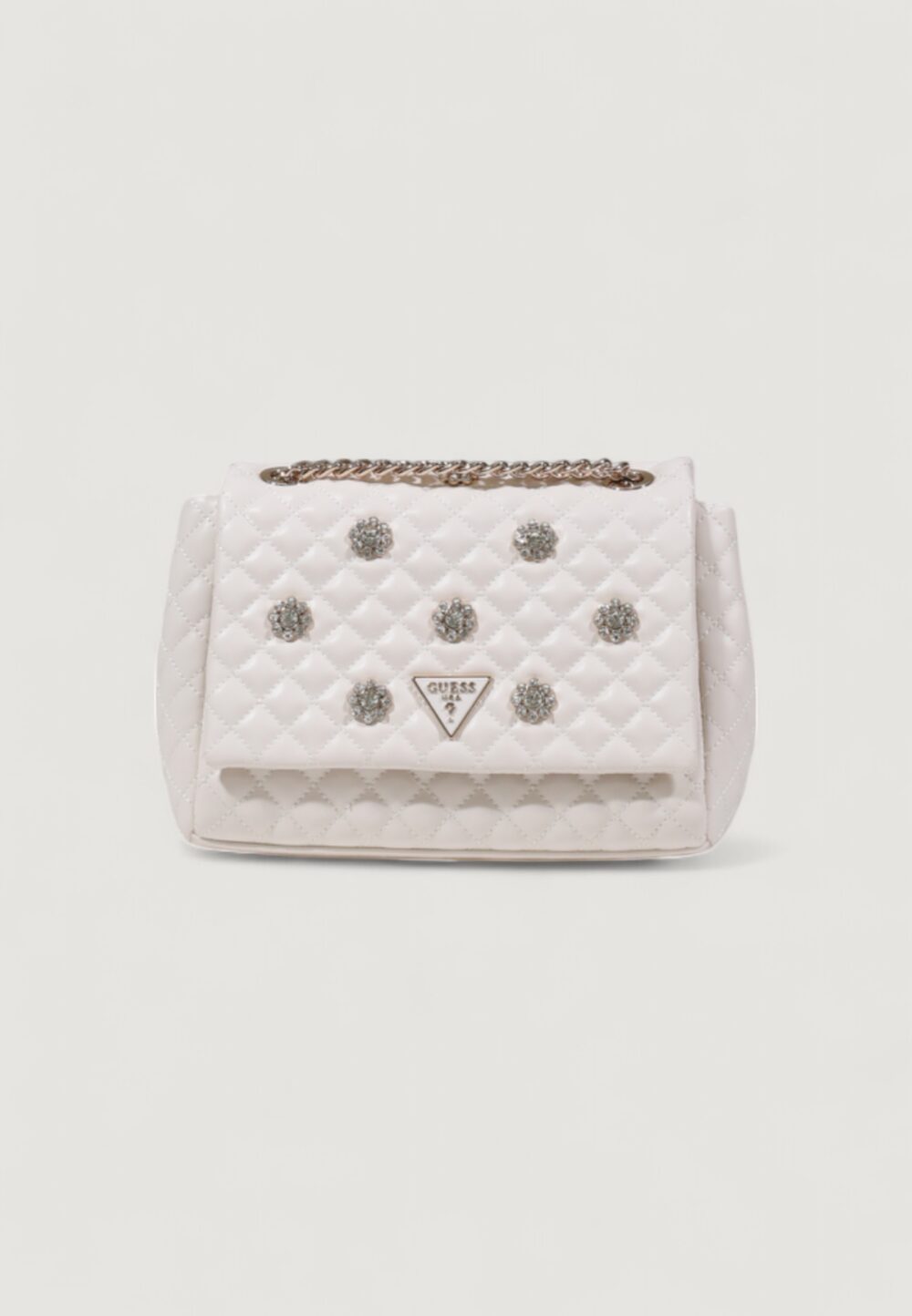 Borsa Guess EVERLEE CONVERTIBLE XBODY FLAP Bianco - Foto 2