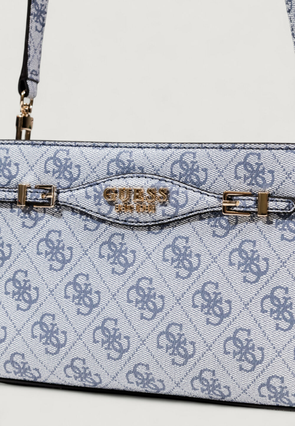 Borsa Guess KATYA CROSSBODY TOP ZIP Grigio - Foto 2