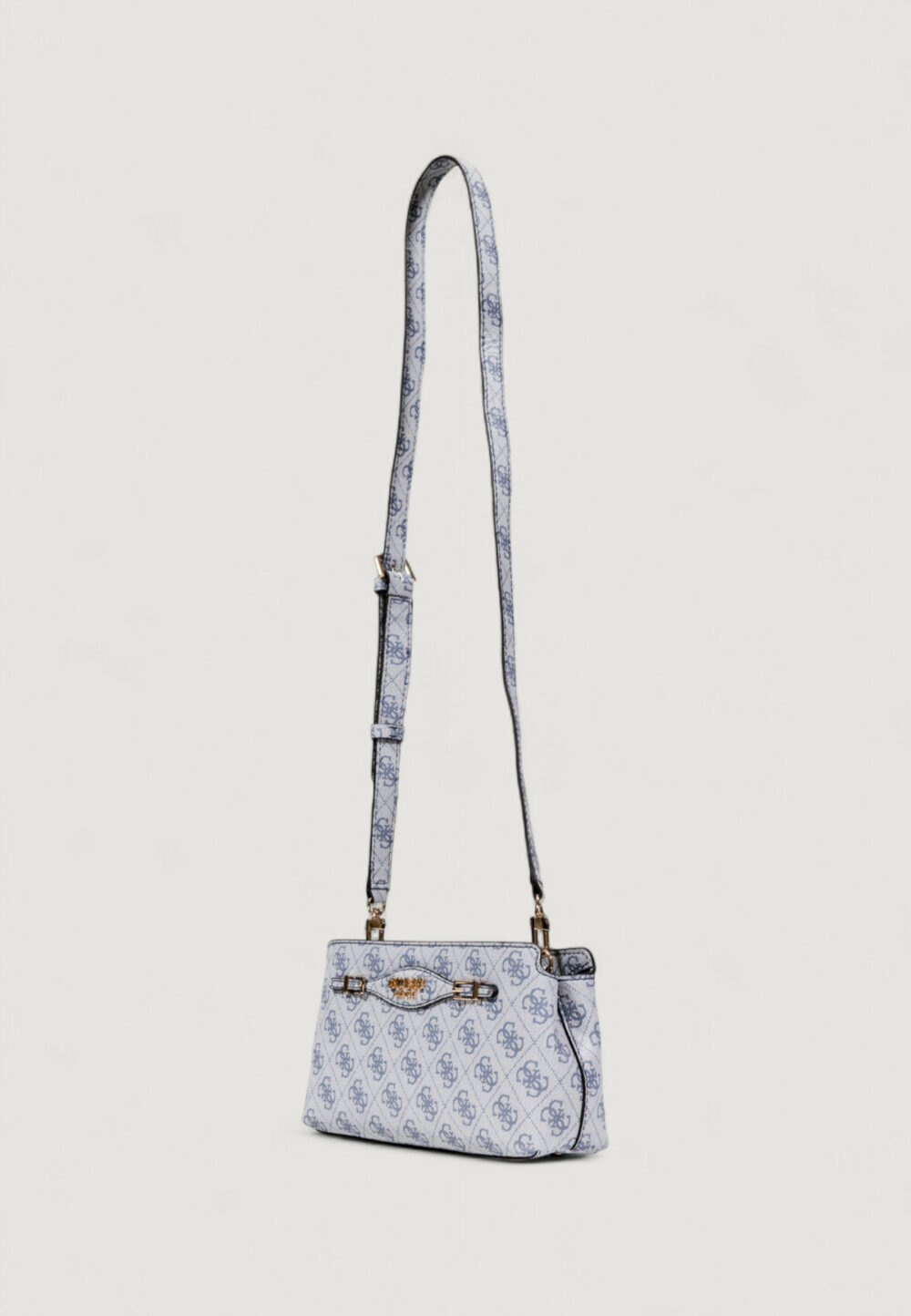 Borsa Guess KATYA CROSSBODY TOP ZIP Grigio - Foto 3