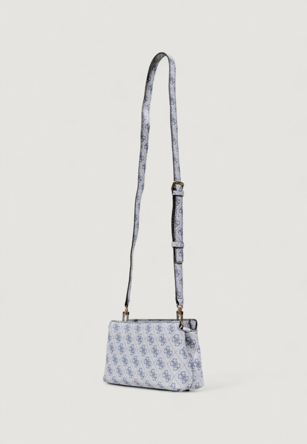 Borsa Guess KATYA CROSSBODY TOP ZIP Grigio - Foto 5