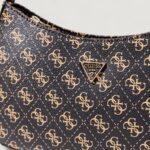 Borsa Guess NOELLE II TOP ZIP SHOULDER BAG Marrone - Foto 2