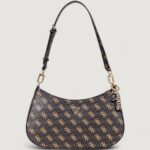 Borsa Guess NOELLE II TOP ZIP SHOULDER BAG Marrone - Foto 1