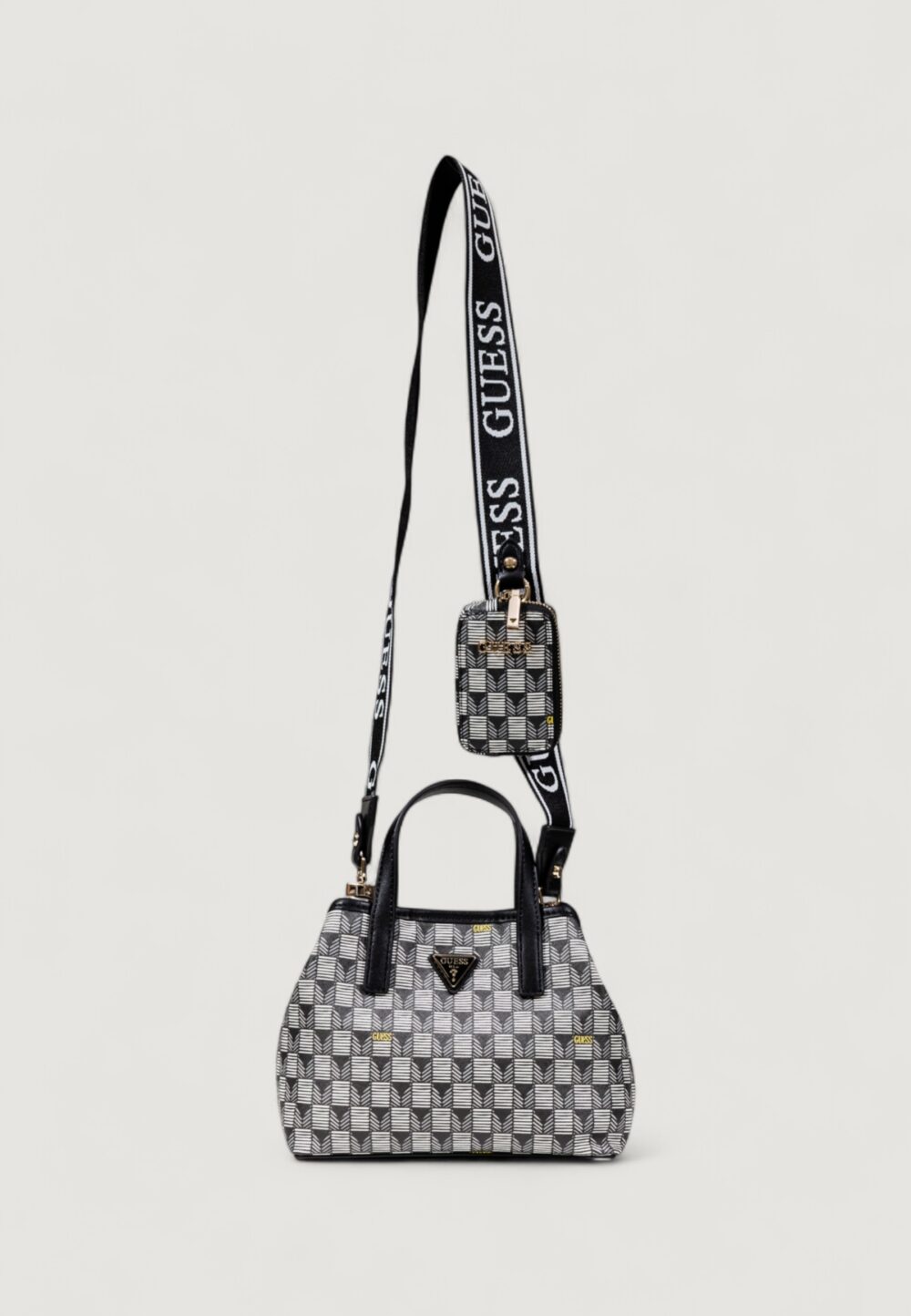Borsa Guess G WAVE II MINI TOTE Nero - Foto 3