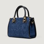 Borsa Liu-Jo S SATCHEL Denim scuro - Foto 4