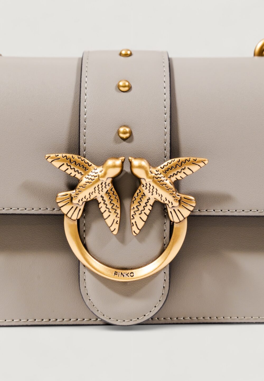 Borsa Pinko LOVE ONE MINI Beige - Foto 3