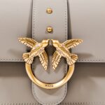 Borsa Pinko LOVE ONE MINI Beige - Foto 3