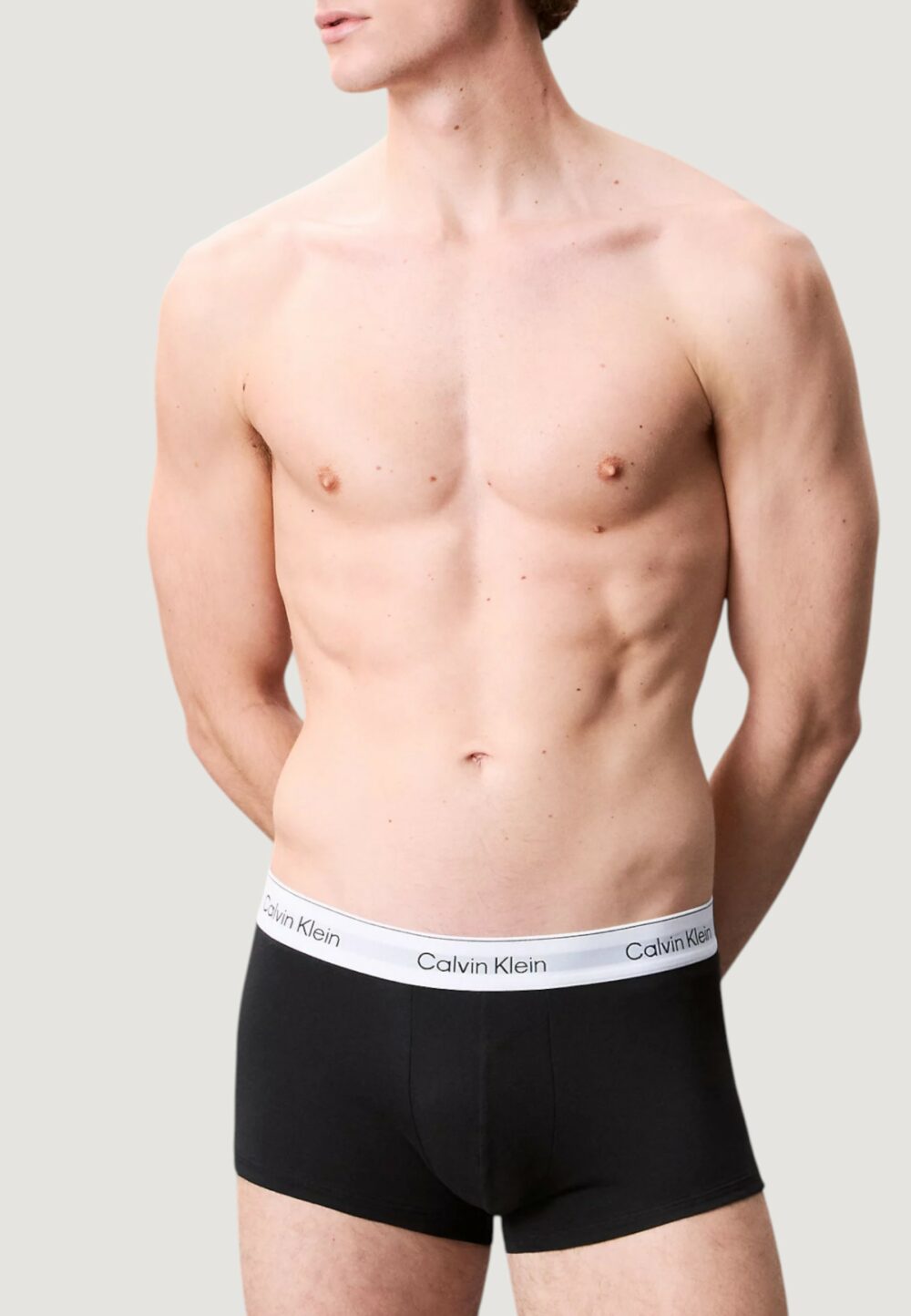 Boxer Calvin Klein Underwear LOW RISE TRUNK 3PK Nero - Foto 2