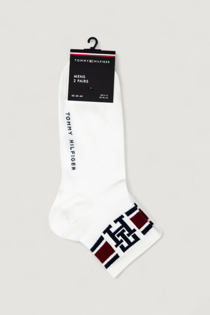 Calzini corti Tommy Hilfiger TH MEN QUARTER 2P SPORT Bianco – 701236322