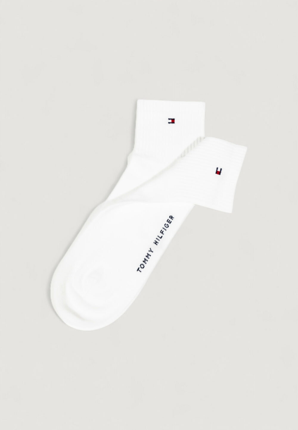 Calzini corti Tommy Hilfiger TH MEN QUARTER 2P SPORT Bianco - Foto 5