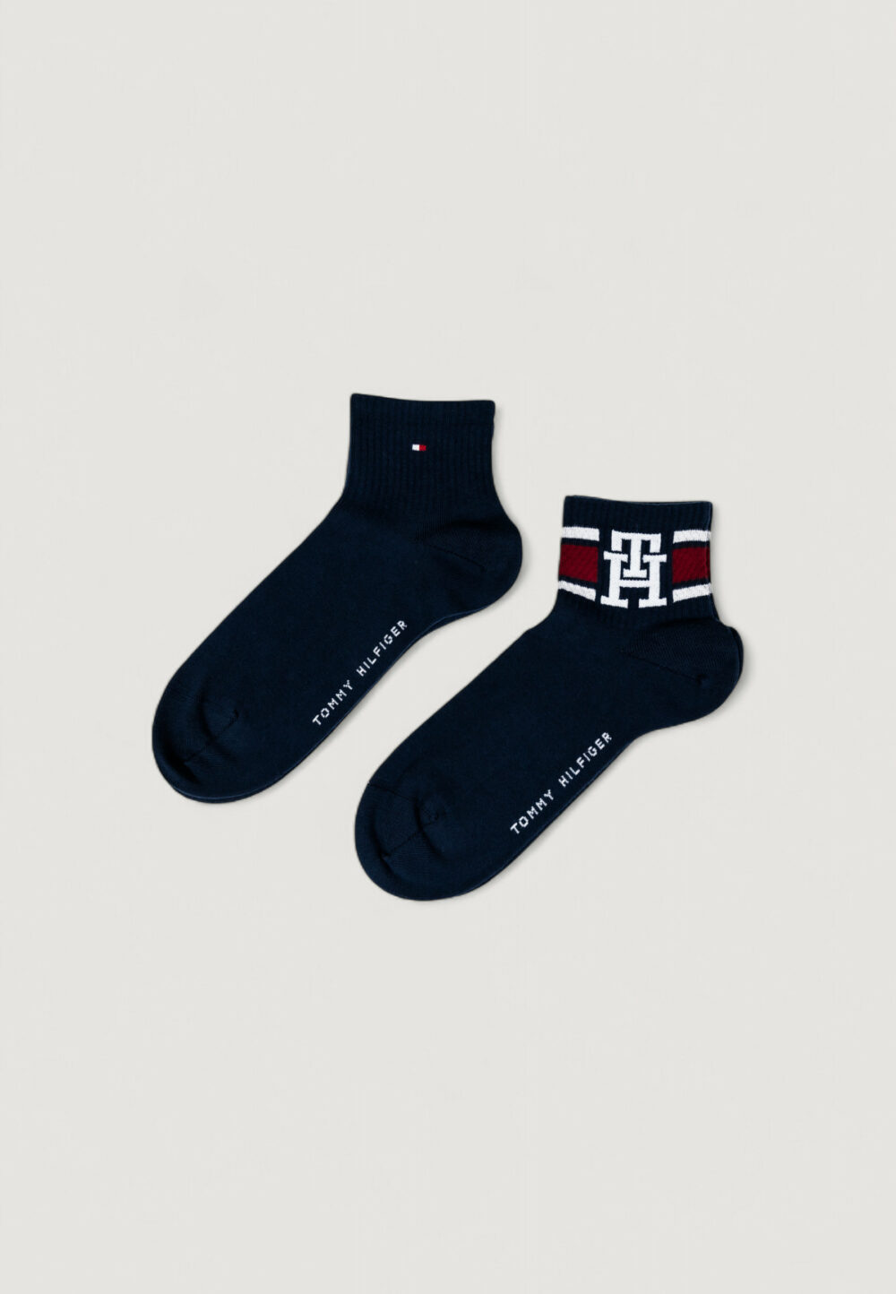 Calzini corti Tommy Hilfiger TH MEN QUARTER 2P SPORT Blu - Foto 2