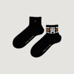 Calzini corti Tommy Hilfiger TH MEN QUARTER 2P SPORT Nero - Foto 1