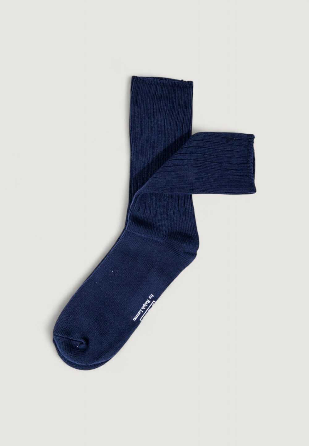 Calzini Lunghi Ralph Lauren EMBRDRD BR C-CREW SOCK-SINGLE Blue scuro - Foto 5