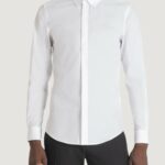 Camicia manica lunga Antony Morato LONDON SLIM FIT Bianco - Foto 3