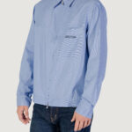 Camicia manica lunga Armani Exchange  Blu - Bianco - Foto 4