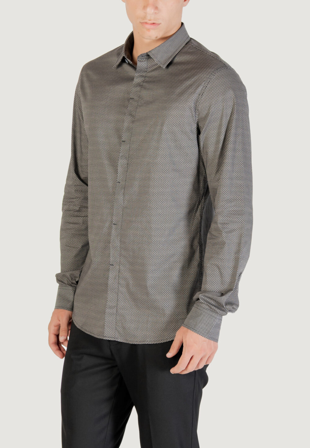 Camicia manica lunga Armani Exchange  Blue scuro - Foto 4