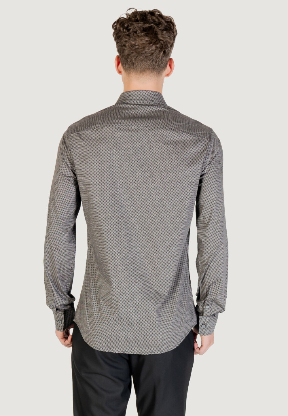 Camicia manica lunga Armani Exchange  Blue scuro - Foto 5