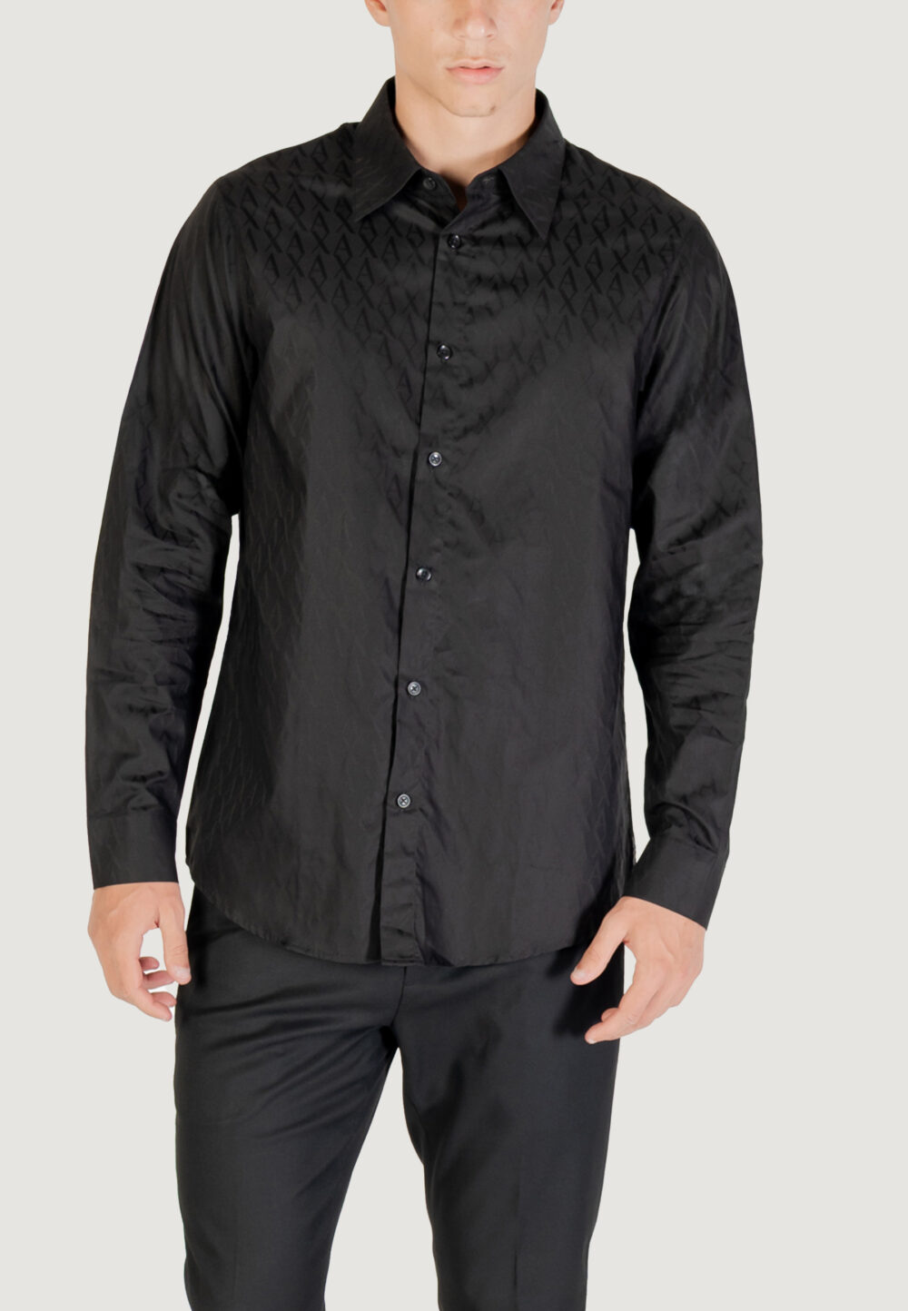 Camicia manica lunga Armani Exchange  Nero - Foto 1