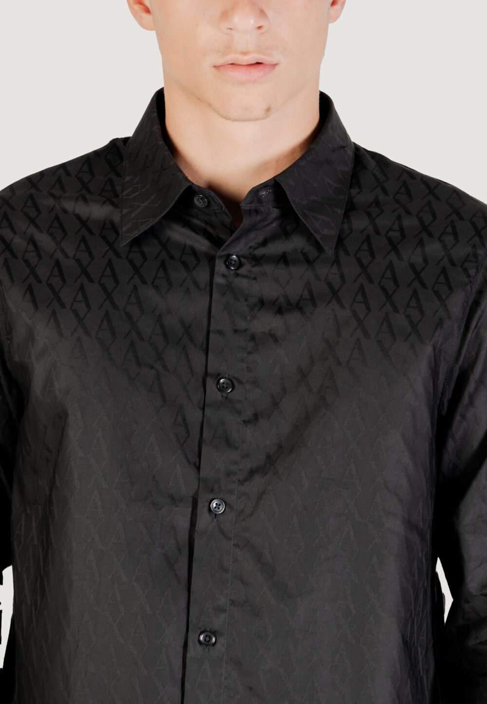 Camicia manica lunga Armani Exchange  Nero - Foto 2