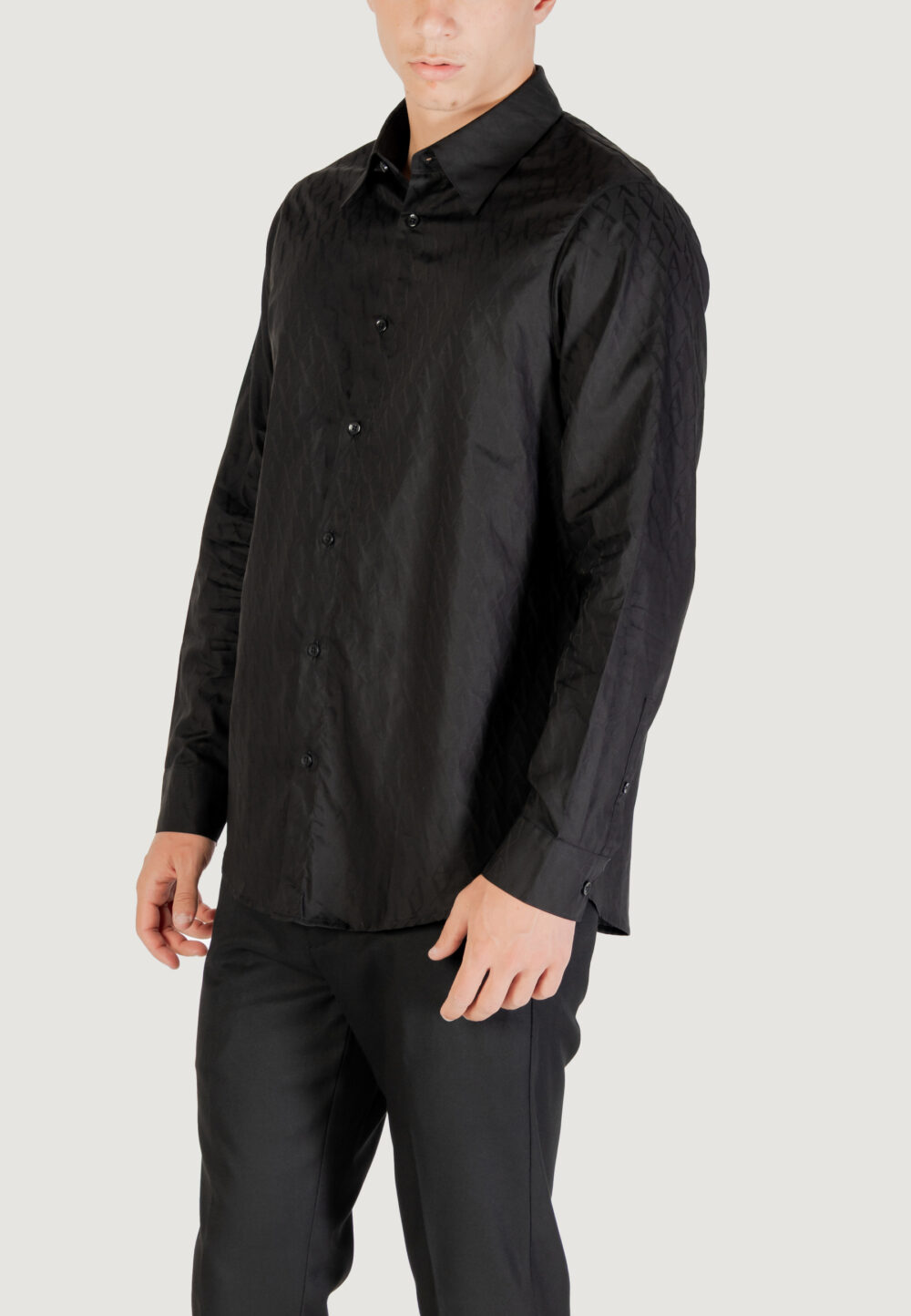 Camicia manica lunga Armani Exchange  Nero - Foto 3