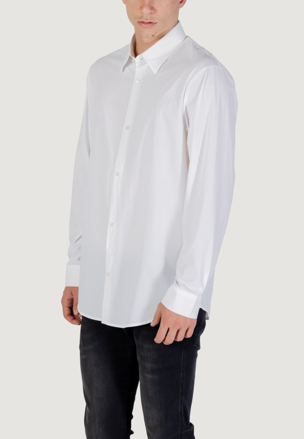 Camicia manica lunga Armani Exchange  Panna - Foto 2