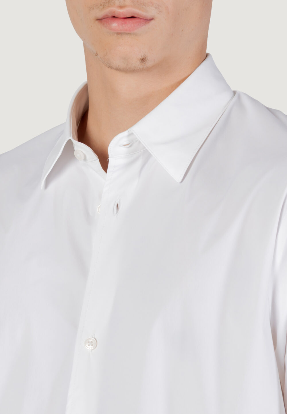 Camicia manica lunga Armani Exchange  Panna - Foto 4