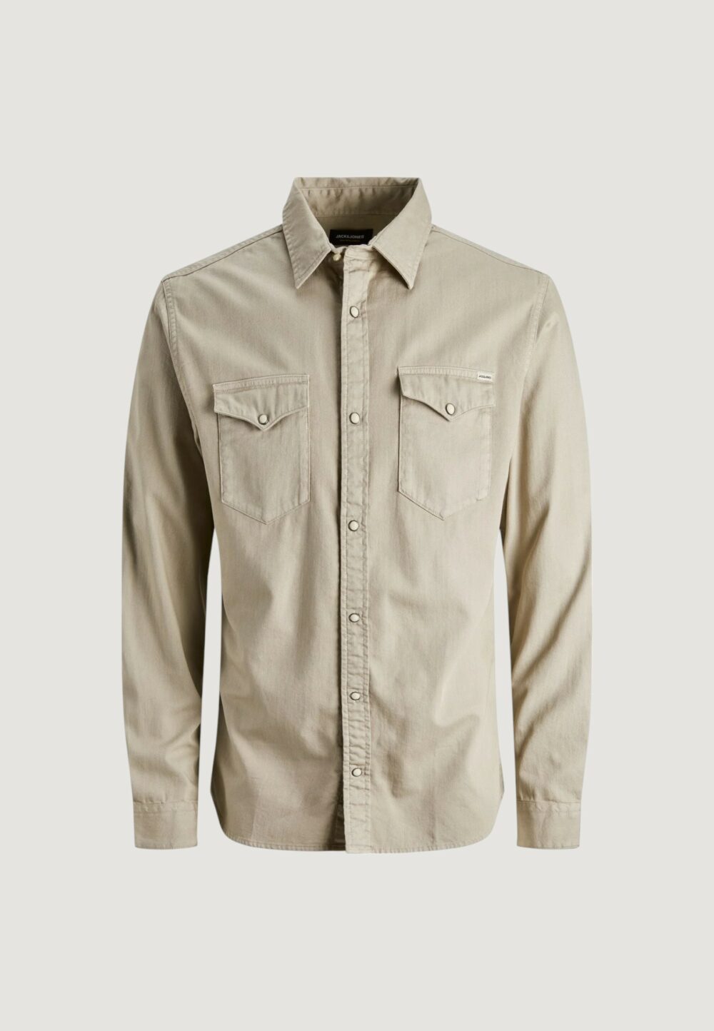 Camicia manica lunga Jack Jones JJESHERIDAN L/S NOOS Beige - Foto 1