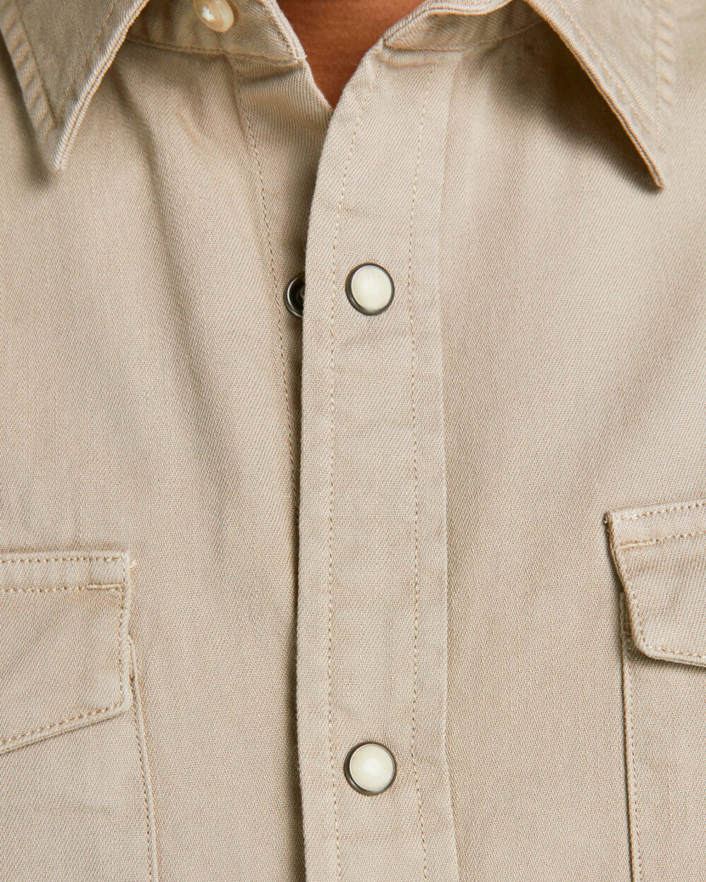 Camicia manica lunga Jack Jones JJESHERIDAN L/S NOOS Beige - Foto 5