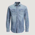 Camicia manica lunga Jack Jones JJESHERIDAN L/S NOOS Denim - Foto 1