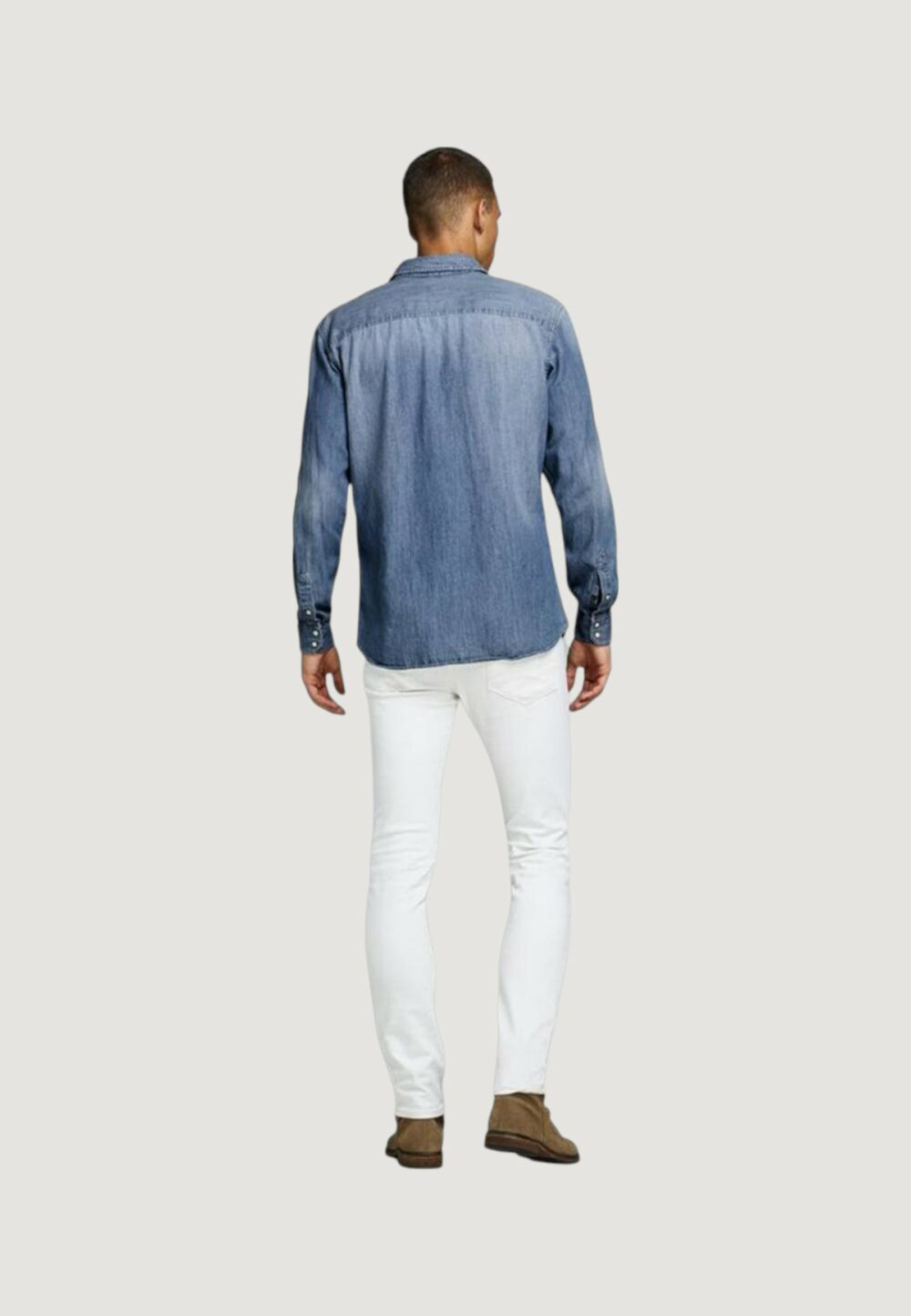 Camicia manica lunga Jack Jones JJESHERIDAN L/S NOOS Denim - Foto 4