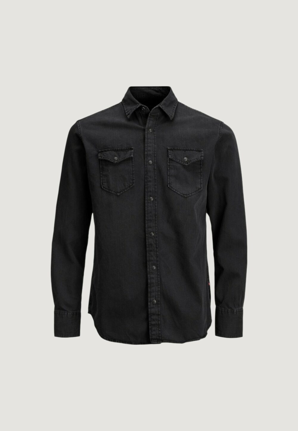 Camicia manica lunga Jack Jones JJESHERIDAN L/S NOOS Nero - Foto 1