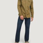 Camicia manica lunga Jack Jones JJESHERIDAN L/S NOOS Verde Scuro - Foto 3