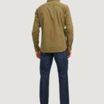 Camicia manica lunga Jack Jones JJESHERIDAN L/S NOOS Verde Scuro - Foto 4